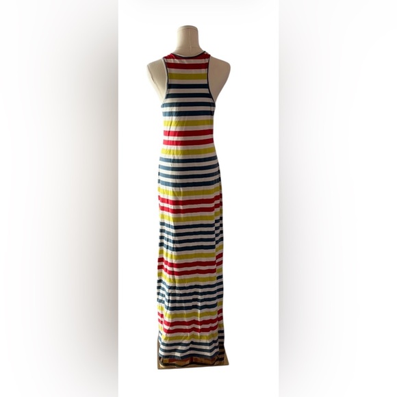 RACHEL Rachel Roy Striped Print Scoop Neck Sleeveless Maxi Dress ( XL ) NWT $109 - Picture 9 of 13